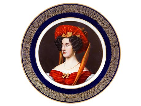 Portraitteller Isabella Gräfin Tauffkirchen